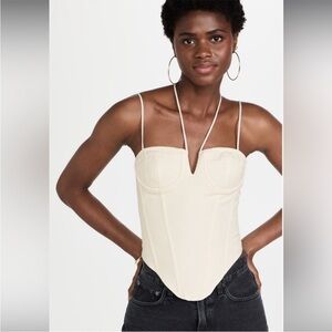 COPY - Lioness Del Gato Corset Top - White